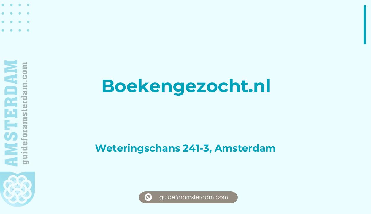 Reviews over Boekengezocht.nl, Weteringschans 241-3, Amsterdam