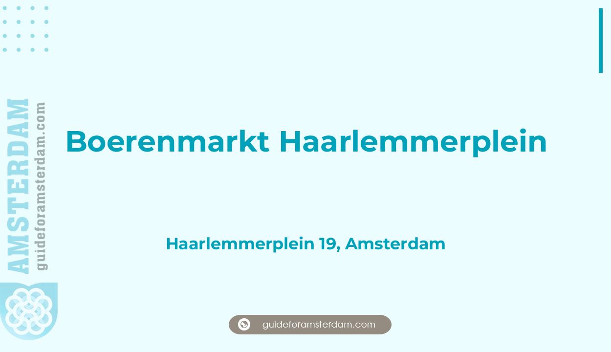 Boerenmarkt Haarlemmerplein