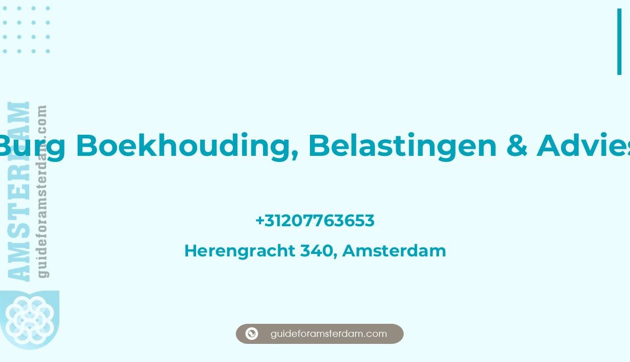Reviews over Burg Boekhouding, Belastingen & Advies, Herengracht 340, Amsterdam