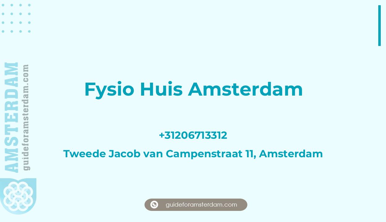 Reviews over Fysio Huis Amsterdam, Tweede Jacob van Campenstraat 11