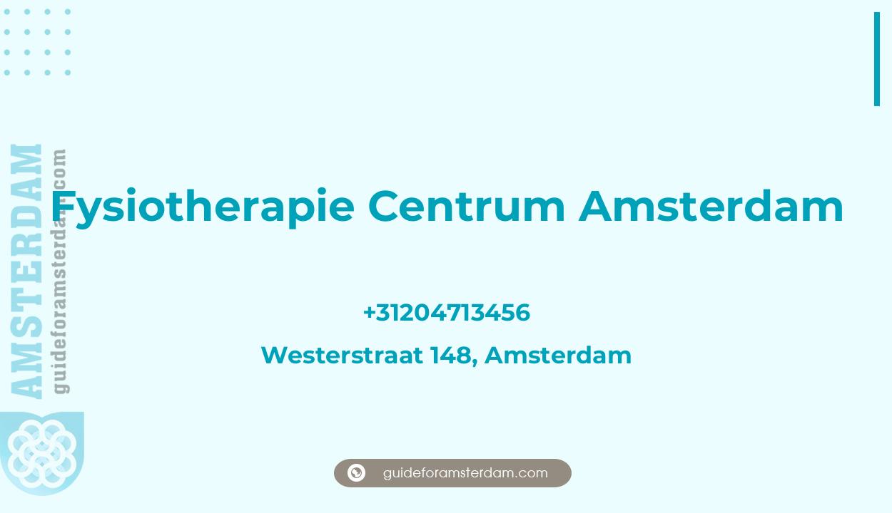 Reviews over Fysiotherapie Centrum Amsterdam, Westerstraat 148