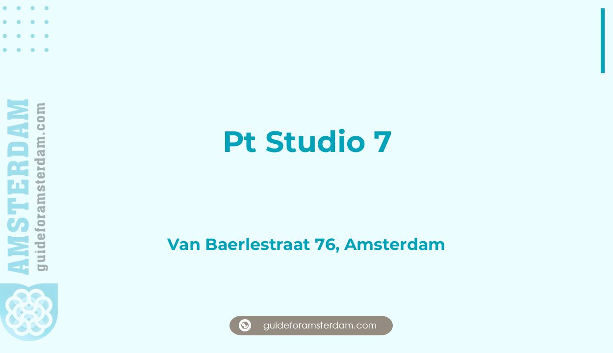 Reviews over Pt Studio 7, Van Baerlestraat 76, Amsterdam