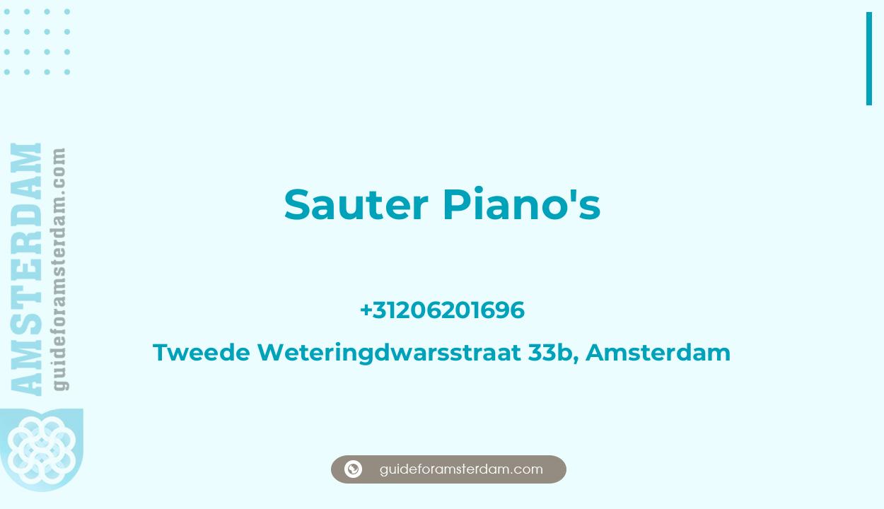 Reviews over Sauter Piano's, Tweede Weteringdwarsstraat 33b, Amsterdam